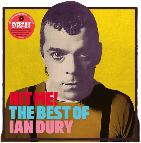 1258114R-16024510-1602806936-2431-jpeg.jpg IAN DURY - Hit Me! The Best Of Ian Dury - 2 LP - Farvet Vinyl - Billede 1