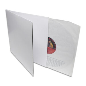 DOBBELT LP COVER HVID ELLER SORT (Sort er på Tilbud DKK. 6,00)